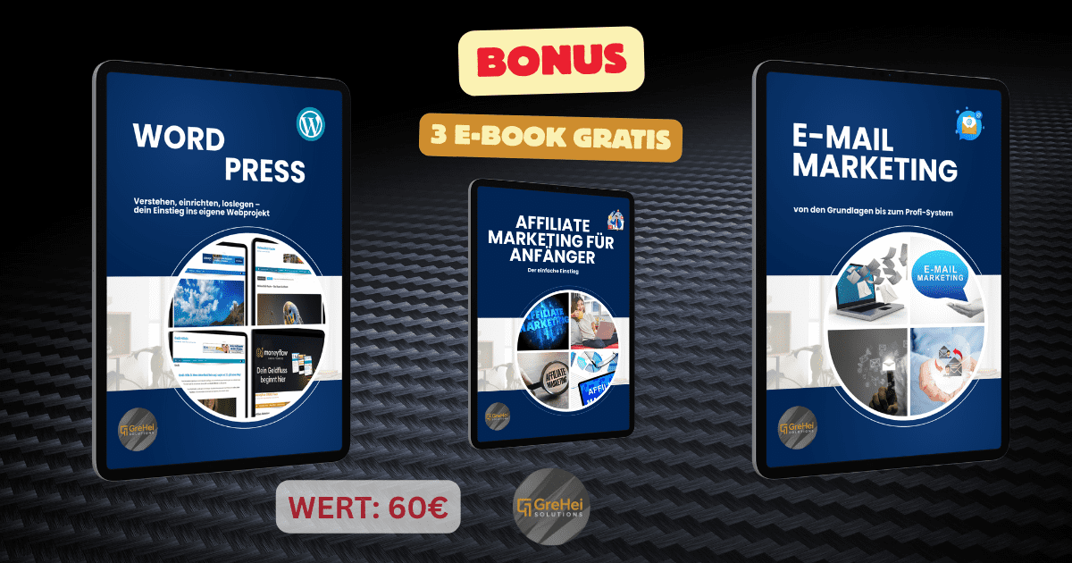 Bonus 3 E-Books Gratis