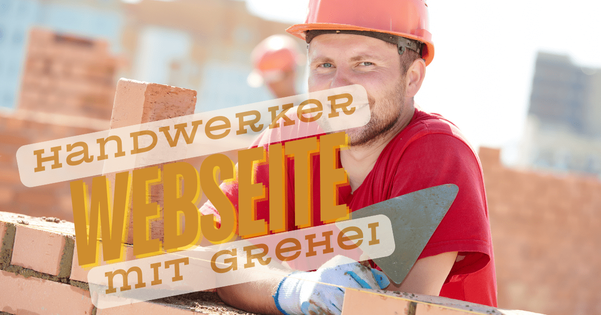 Handwerker-Webseite mit GreHei