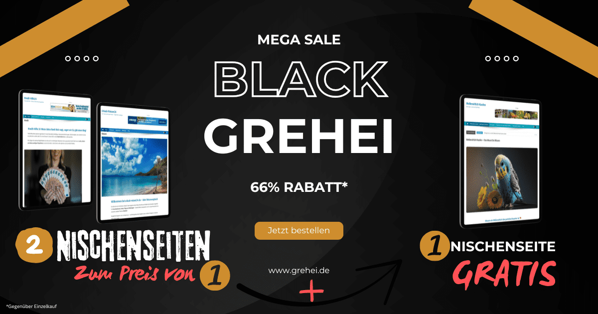 Mega Sale Grehei Nischenseiten