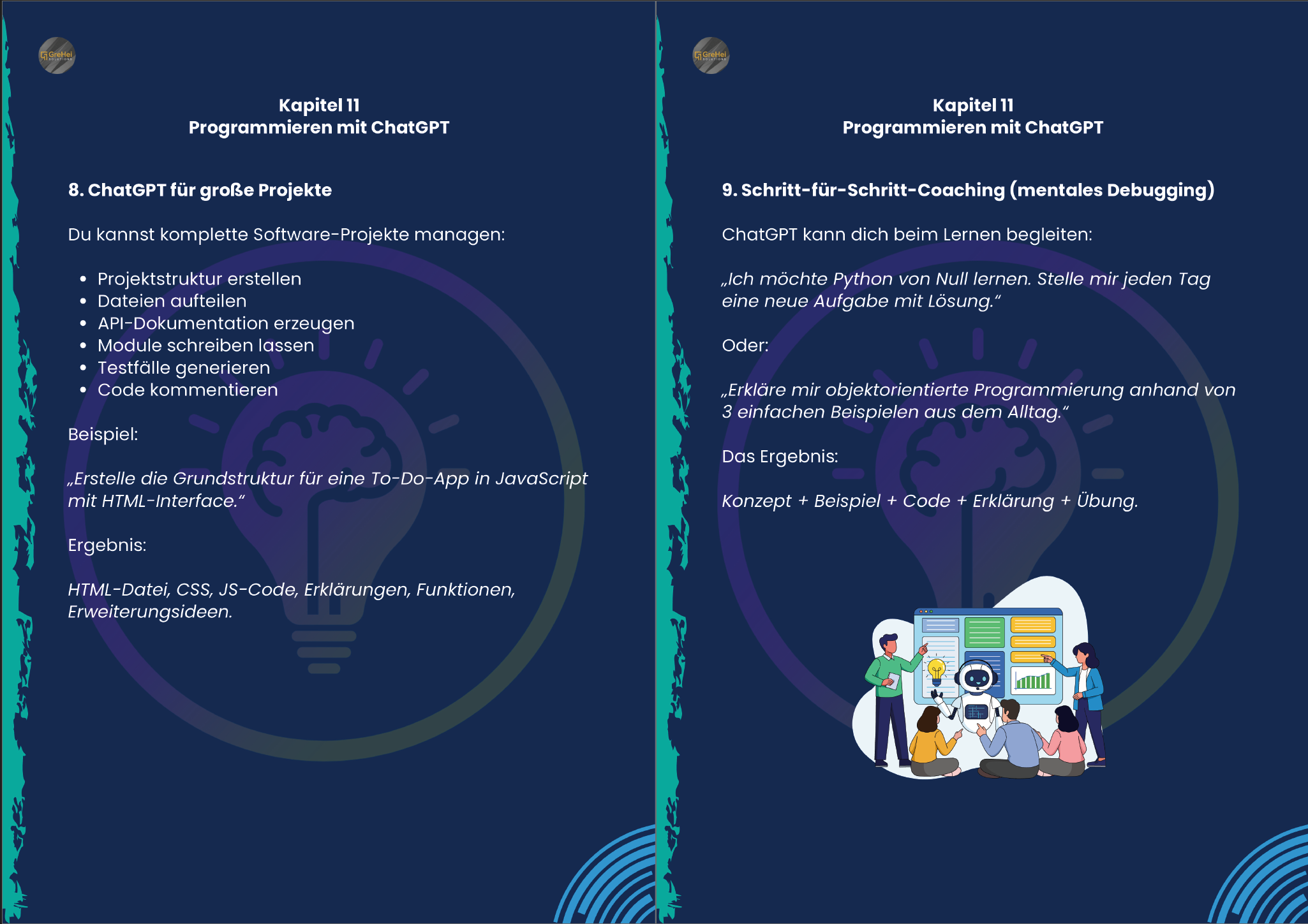 Innenansicht ChatGPT Handbuch Kapitel Programmieren
