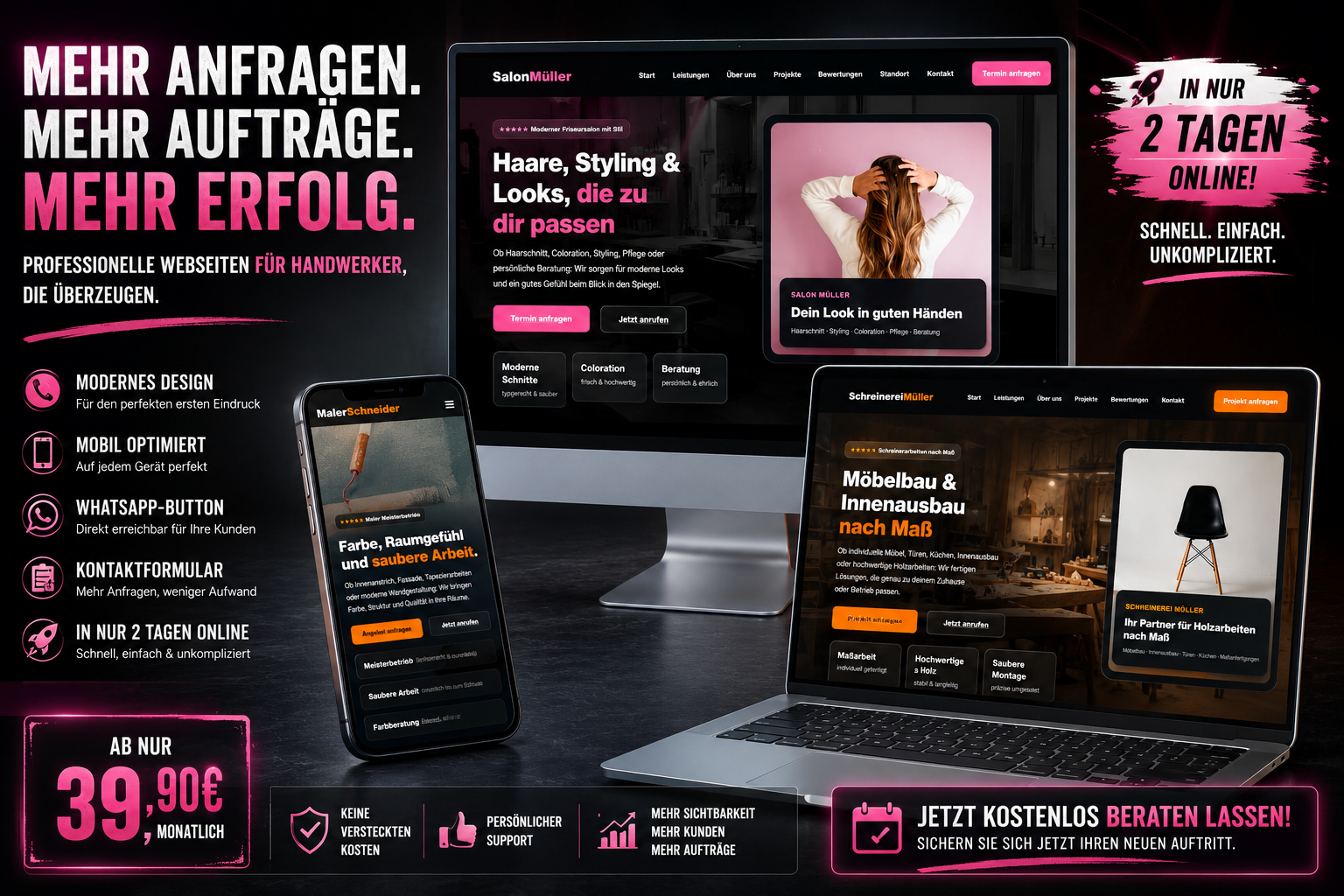 Handwerker Webseite